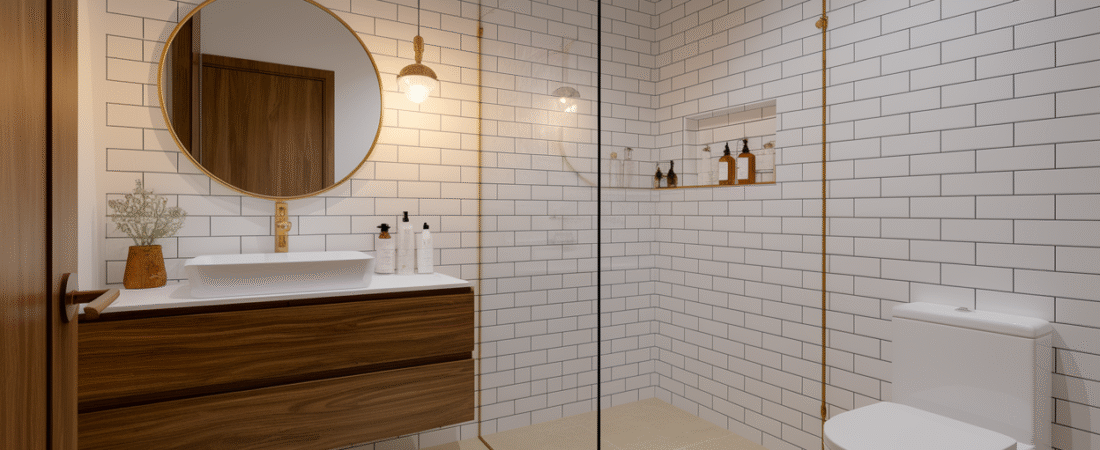 Discover How To Chose The 5 Stunning Modern Bathroom Gold Accents
