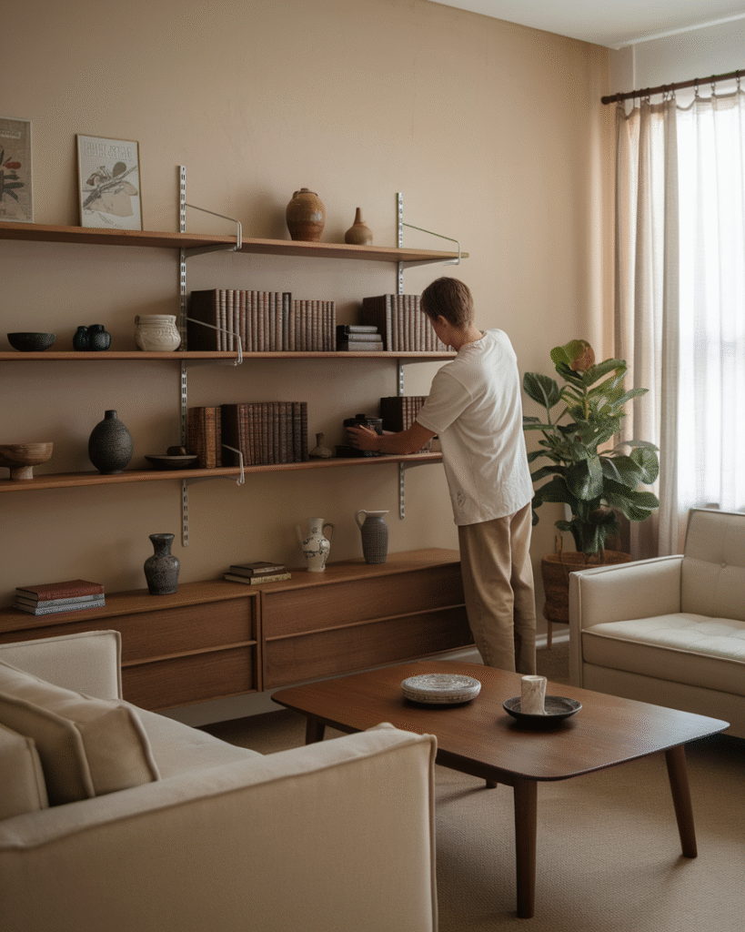 Decorating with nostalgia decor accessories.